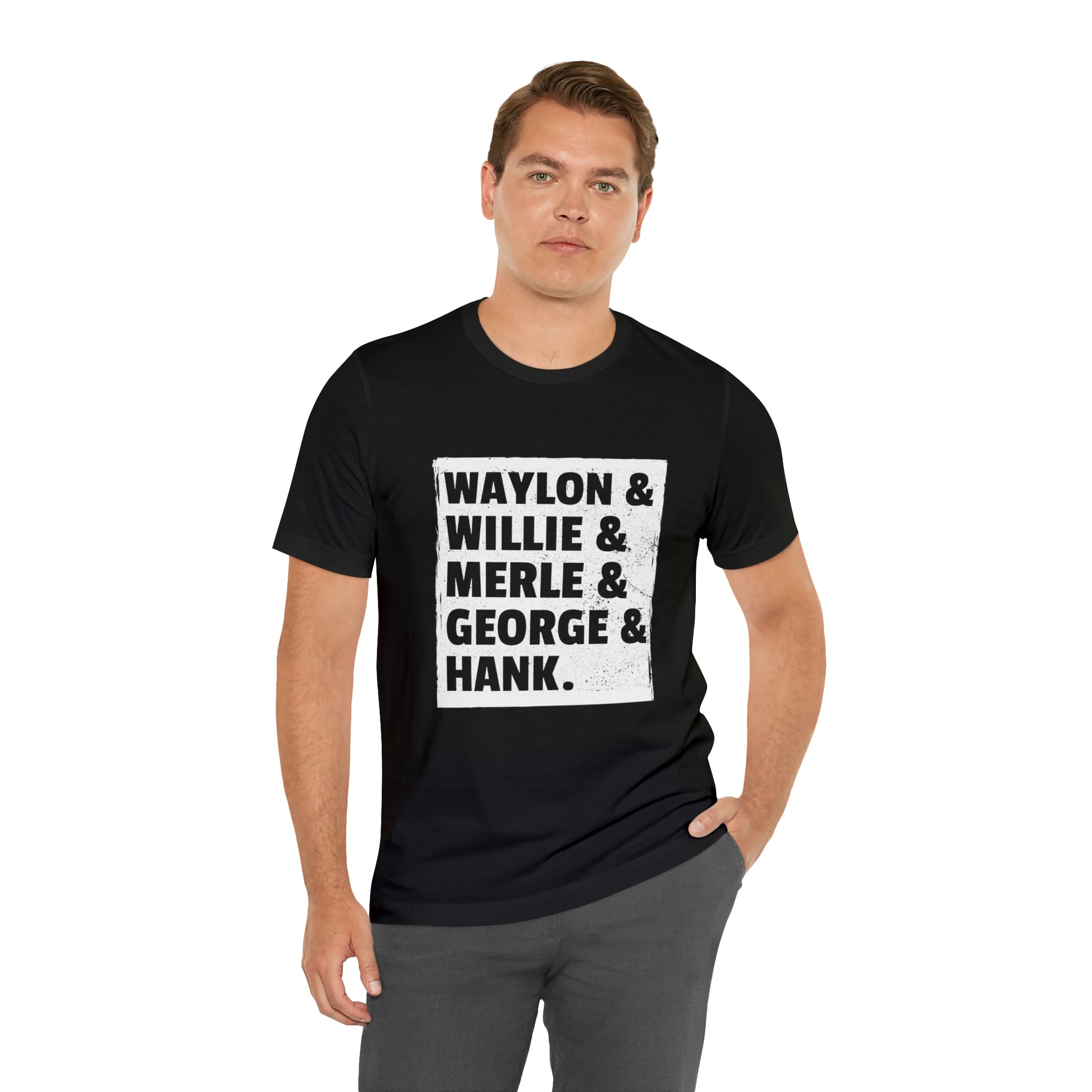 Hank Williams Willie Nelson Merle Haggard Country Legends T-shirt
