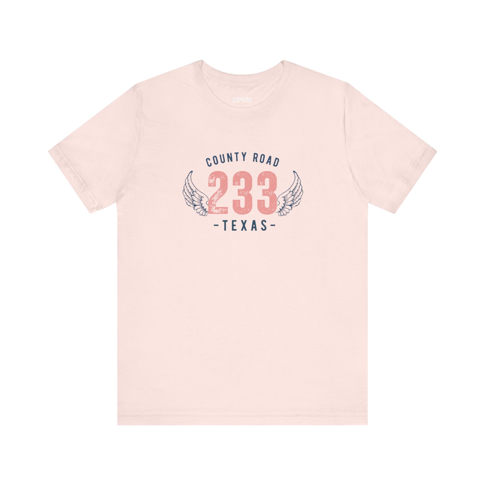 County Road 233 T-Shirt in Soft Pink