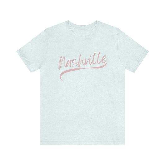 Nashville T-shirt in the color Heather Ice Blue