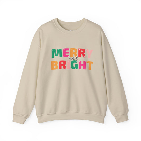 Merry and Bright Christmas Sweatshirt