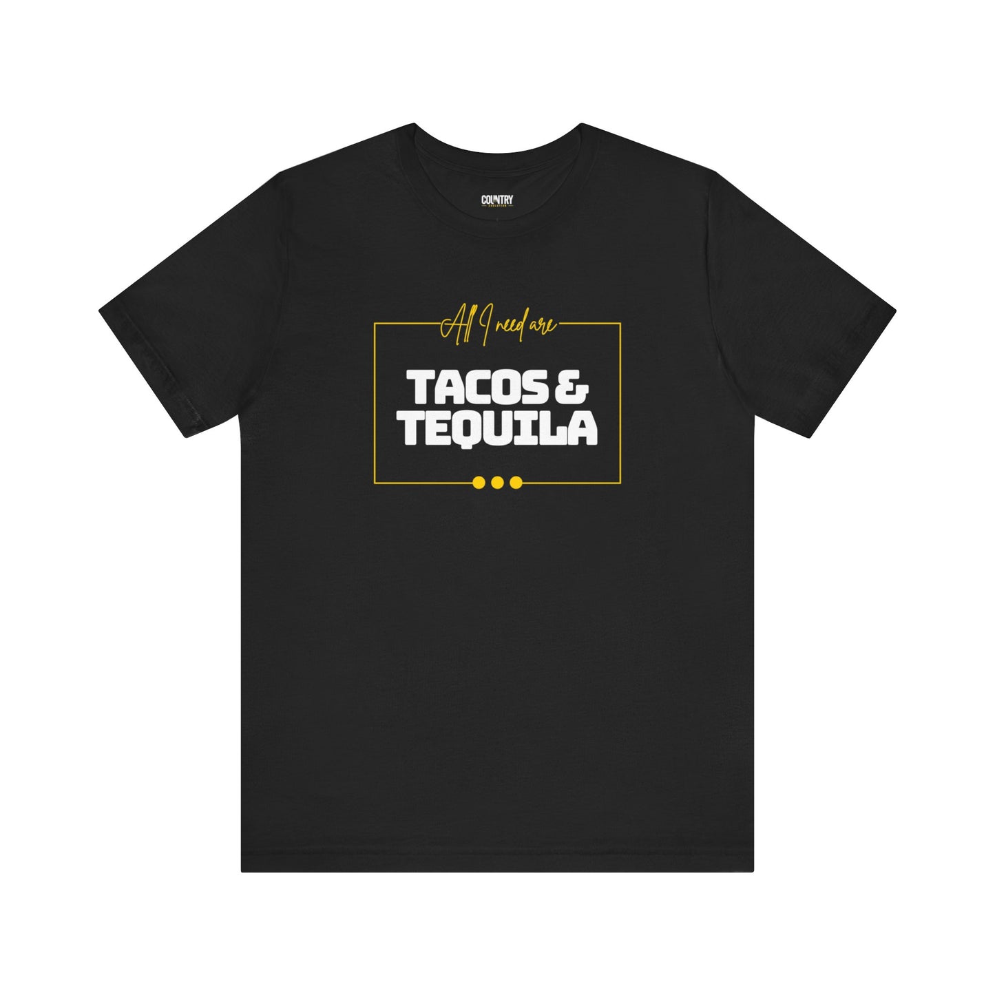 Tacos and Tequila Jersey Short Sleeve Tee