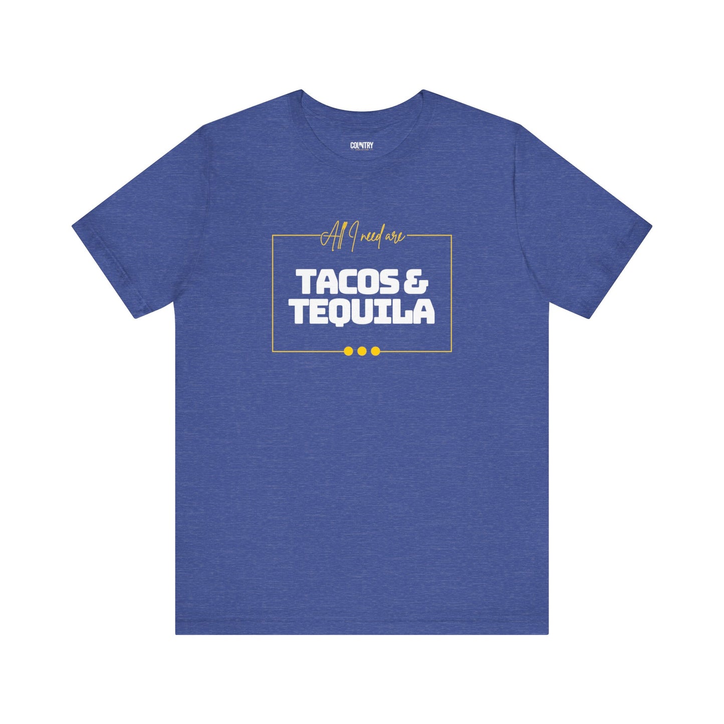 Tacos and Tequila Jersey Short Sleeve Tee