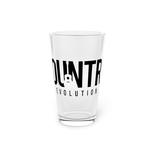 Country Evolution Pint Glass, 16oz