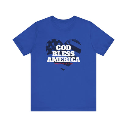 God Bless America Royal Blue Tee