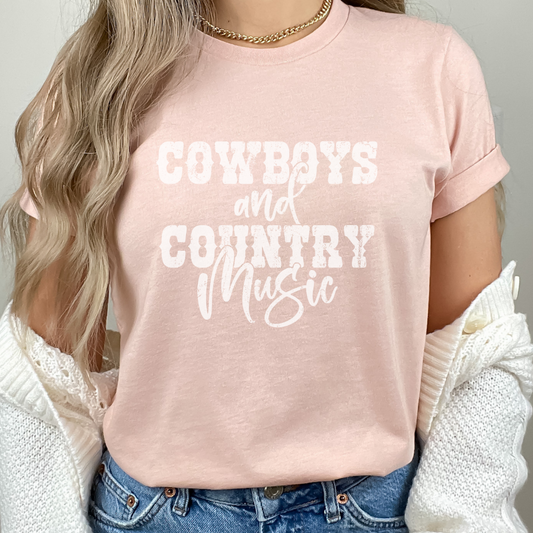 Cowboys and Country Music T-Shirt
