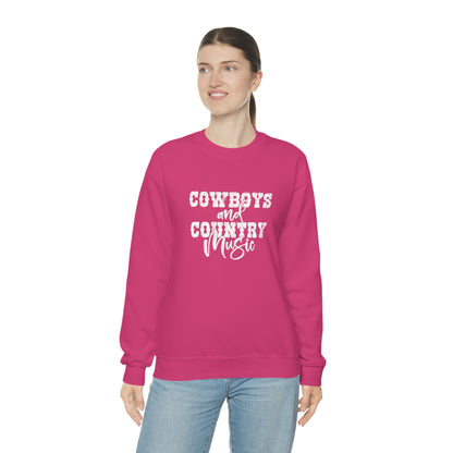 Cowboys and Country Music Crewneck Sweatshirt