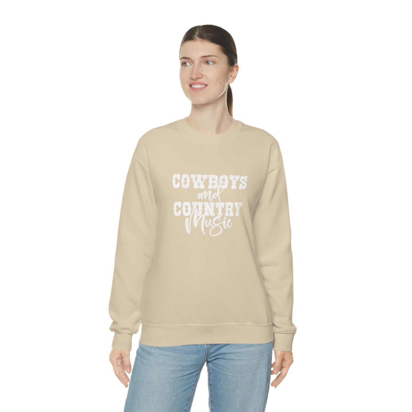 Cowboys and Country Music Crewneck Sweatshirt