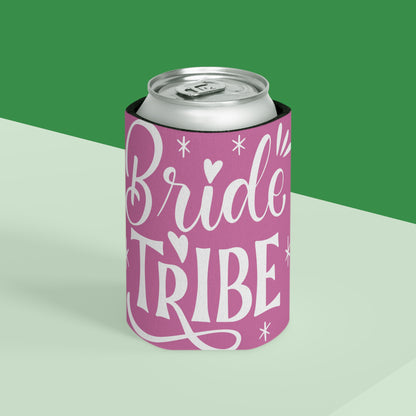 "Bride Tribe" Koozie - Pink