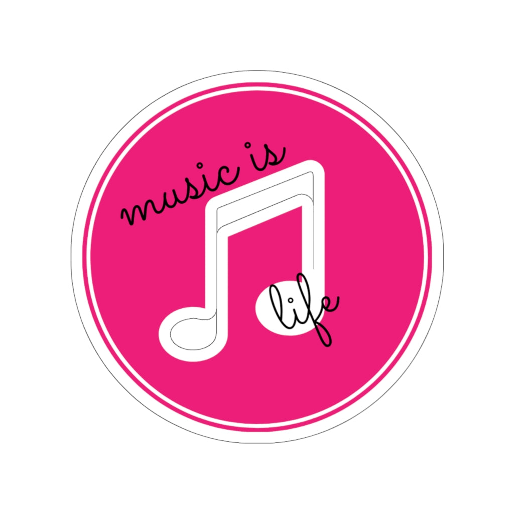 Music Is Life Sticker 2x2