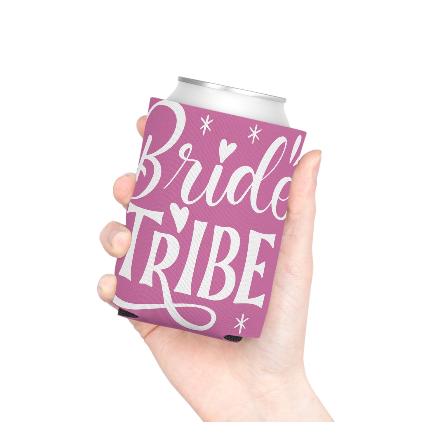 "Bride Tribe" Koozie - Pink