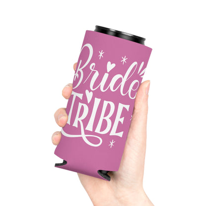 "Bride Tribe" Koozie - Pink