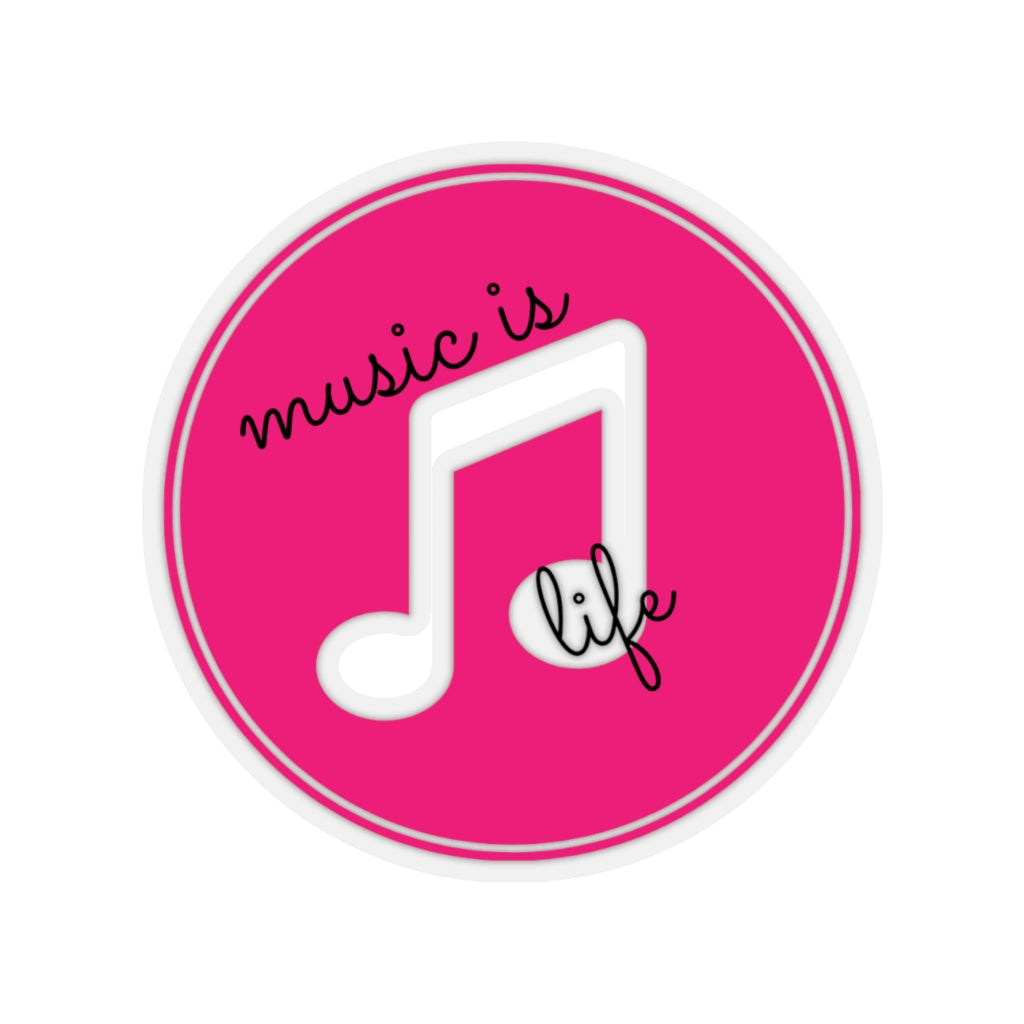 Music Is Life Sticker 2x2