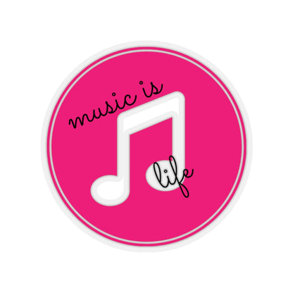 Music Is Life Sticker 2x2