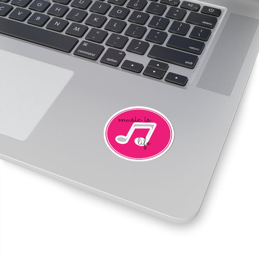 Music Is Life Sticker 2x2