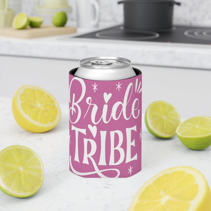 "Bride Tribe" Koozie - Pink