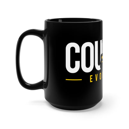 Country Evolution Black Mug 15oz