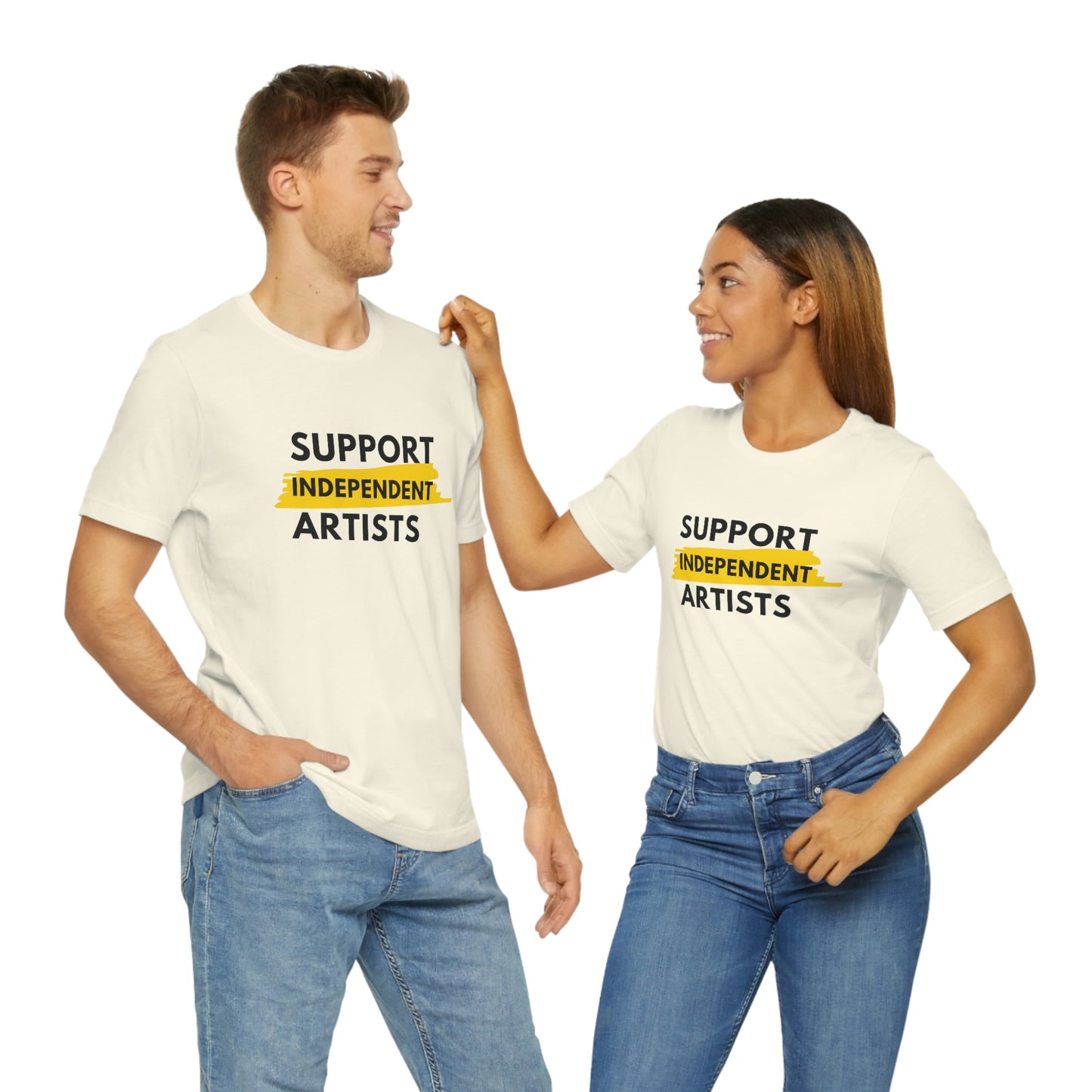 Support Independent Artists Unisex Short Sleeve Tee