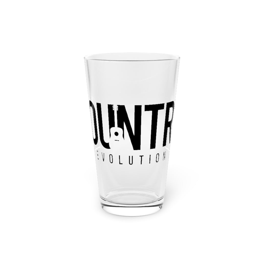Country Evolution Pint Glass, 16oz