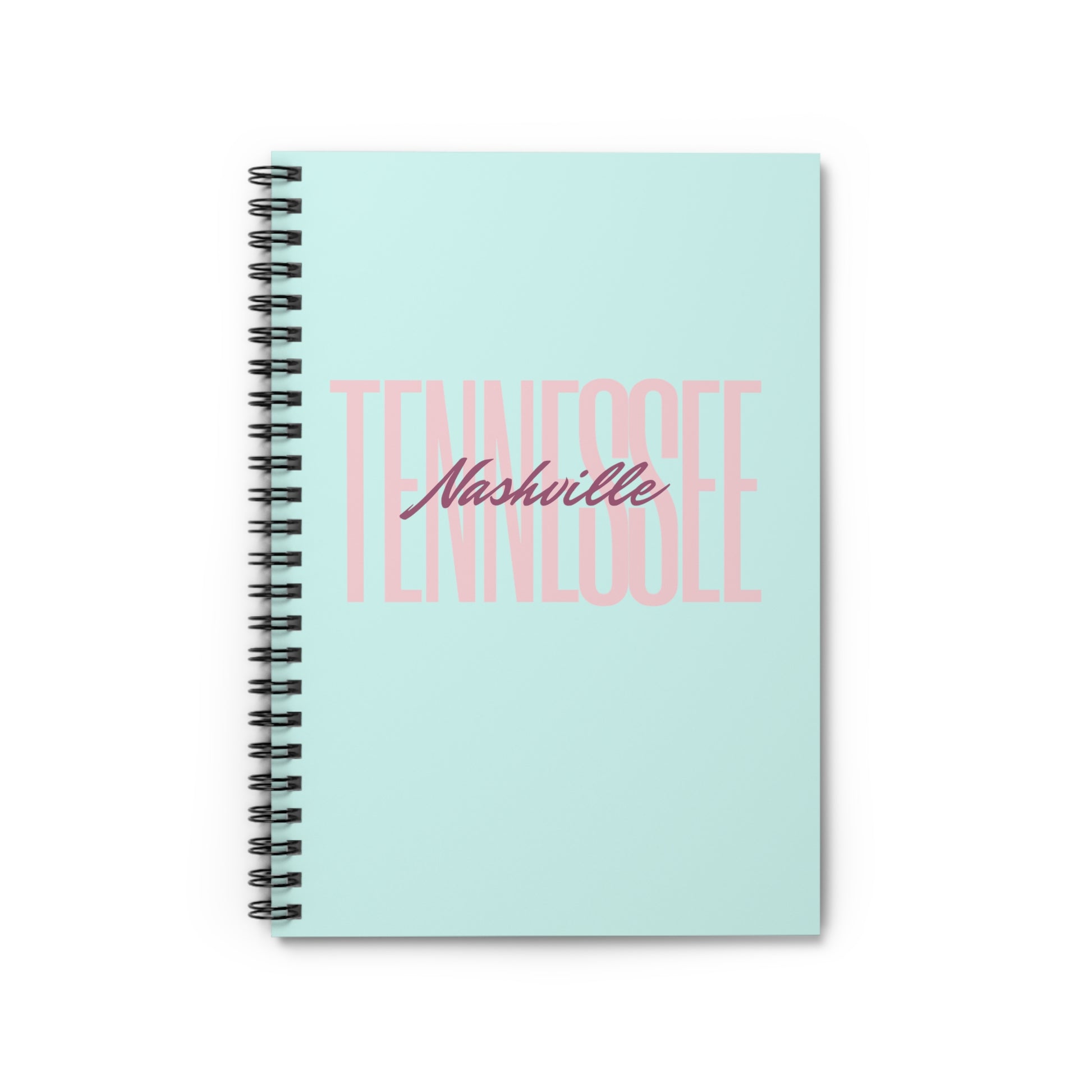 "Nashville, Tennessee" notebook in the color mint.